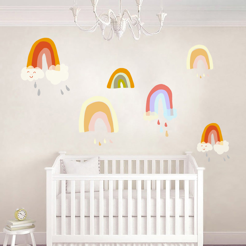 Watercolor Rainbow Set Wall Stickers Decals WC263