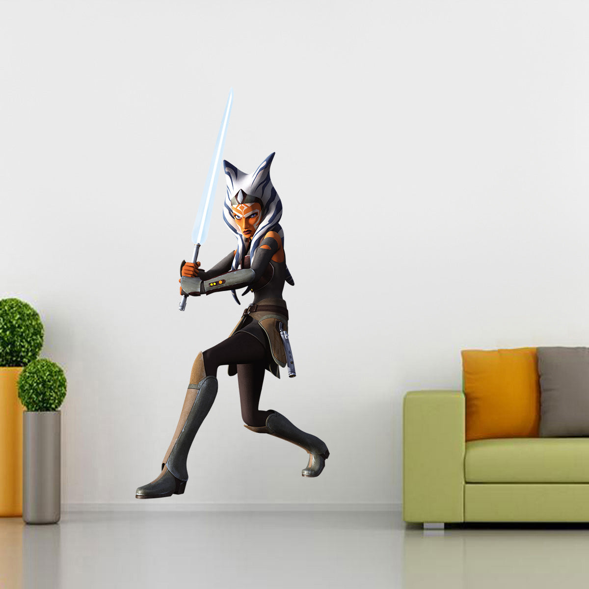 Ahsoka Tano Star Wars Wall Sticker Decal WC01