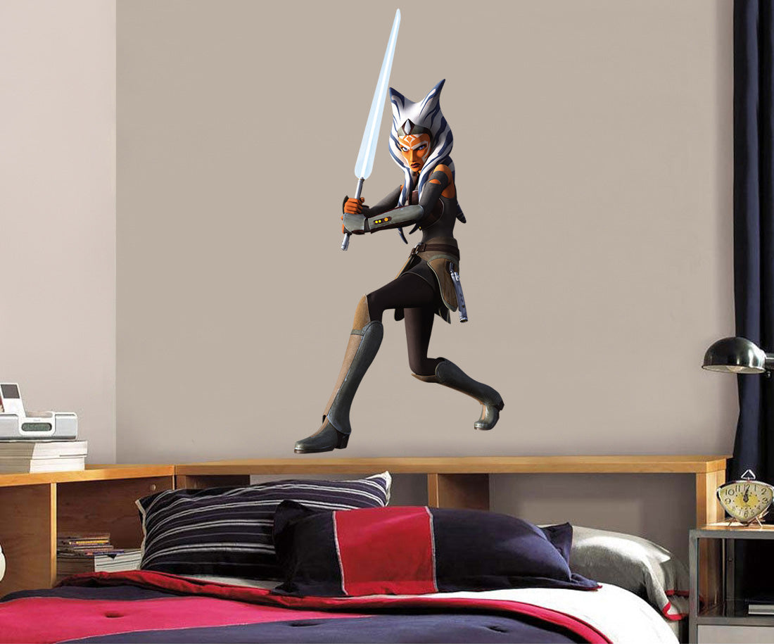 Ahsoka Tano Star Wars Wall Sticker Decal WC01