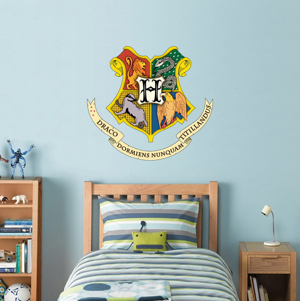 LOGO Poudlard Harry Potter autocollant mural wc11