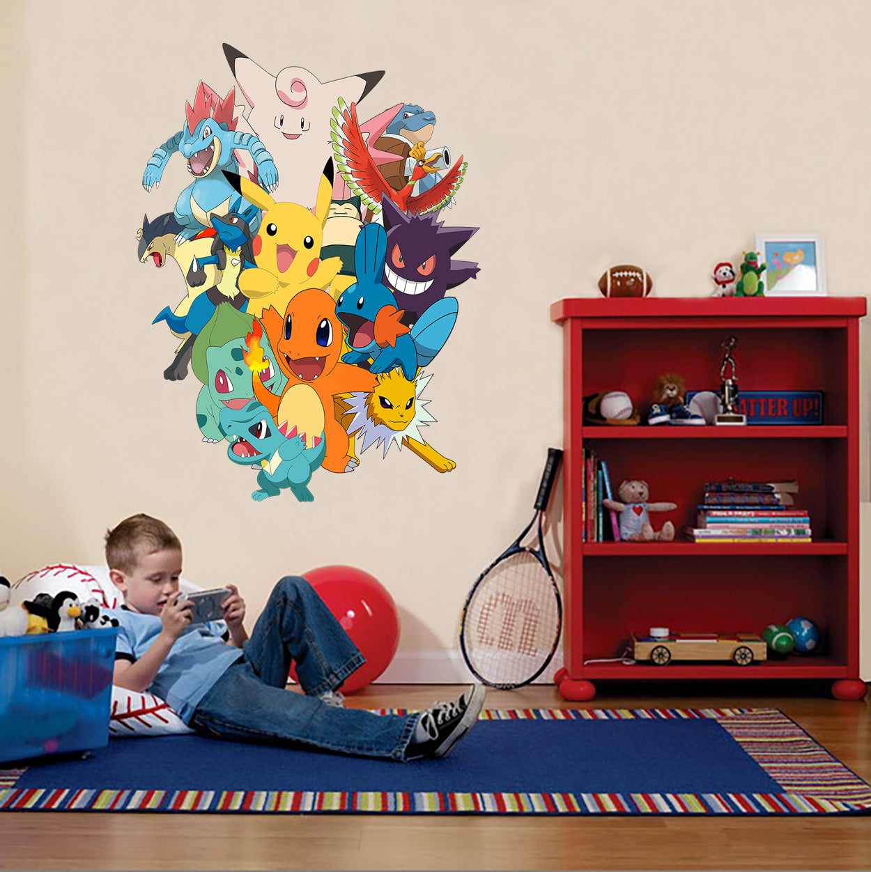 Pokemon Collage - Wall Sticker Removable Decal Home Decor Art Mural WC133