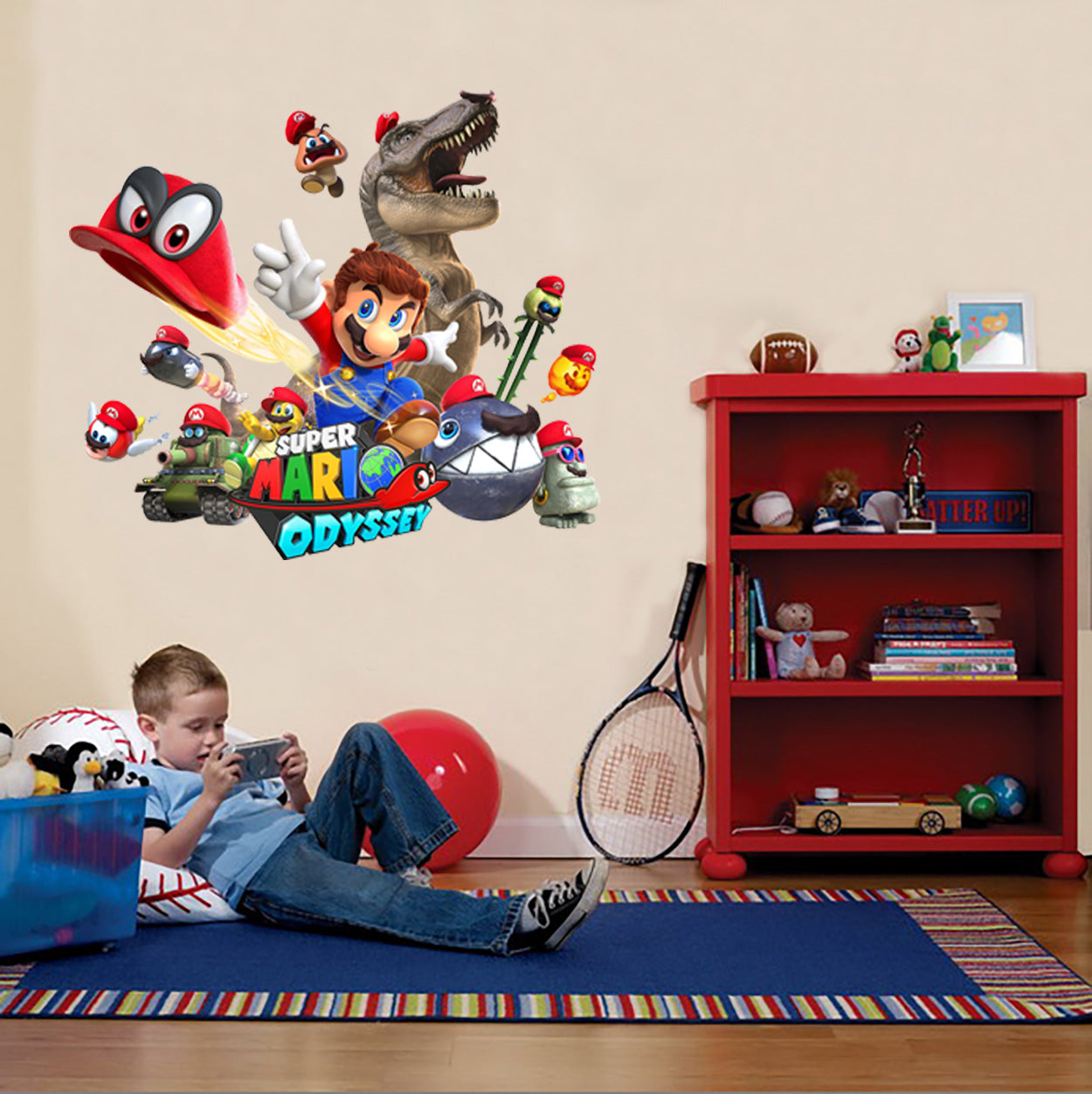 Super Mario Odyssey Characters Wall Sticker Décalque WC140