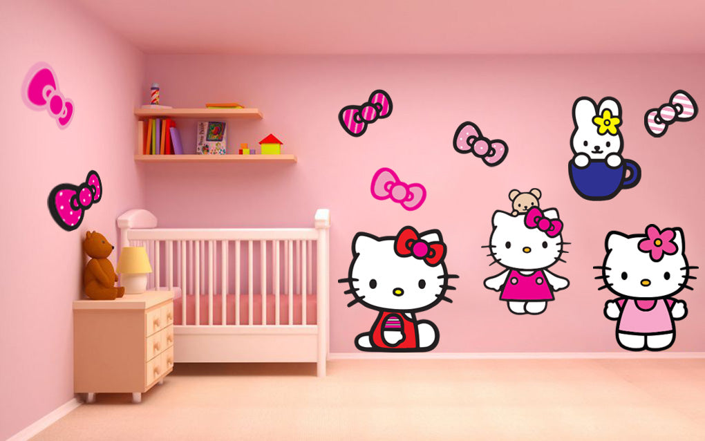 Hello Kitty Wall Stickers Decals WC146