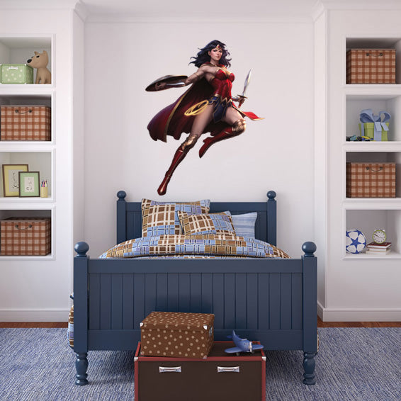 Wonder Woman Super Hero Wall Sticker Decal WC15
