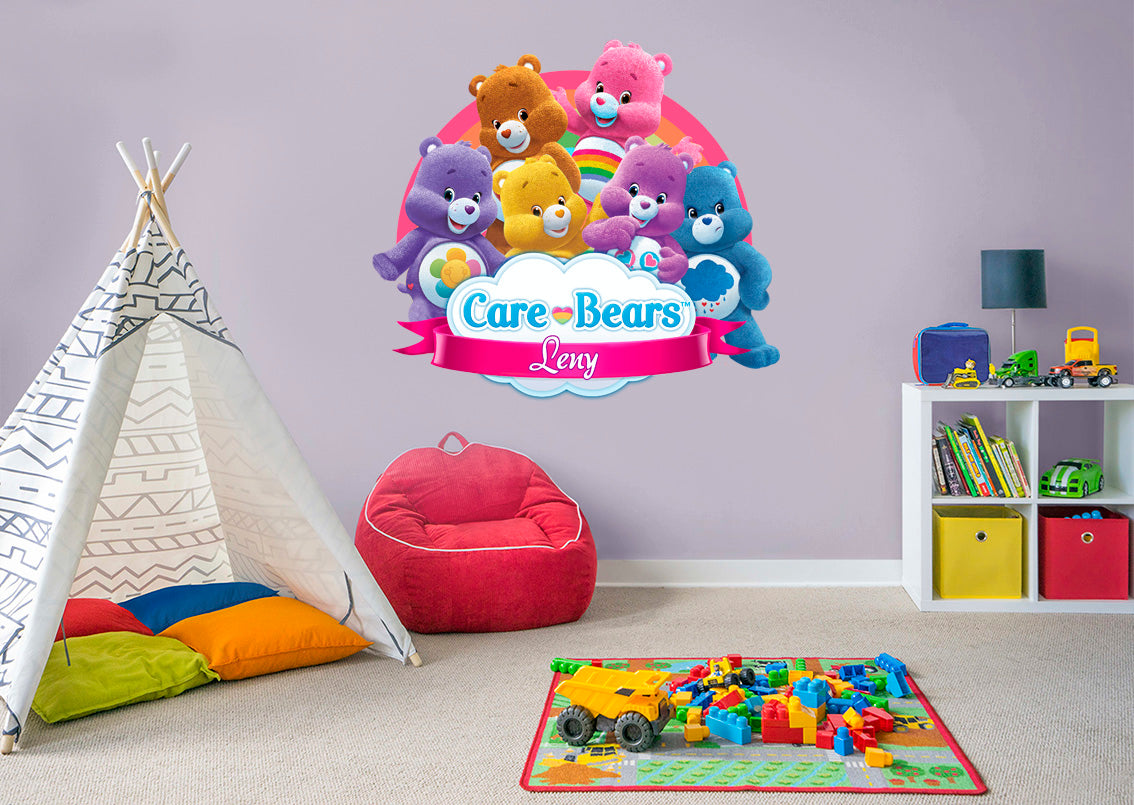 Care Bears Personalized Custom Name Wall Sticker Decal WC168