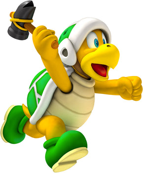 Hammer Bro Koopa Troopa Super Mario Bros Wall Sticker Decal WC22