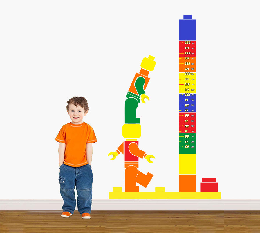 Tableau de hauteur de croissance des enfants pour autocollant mural WC232 pour enfants