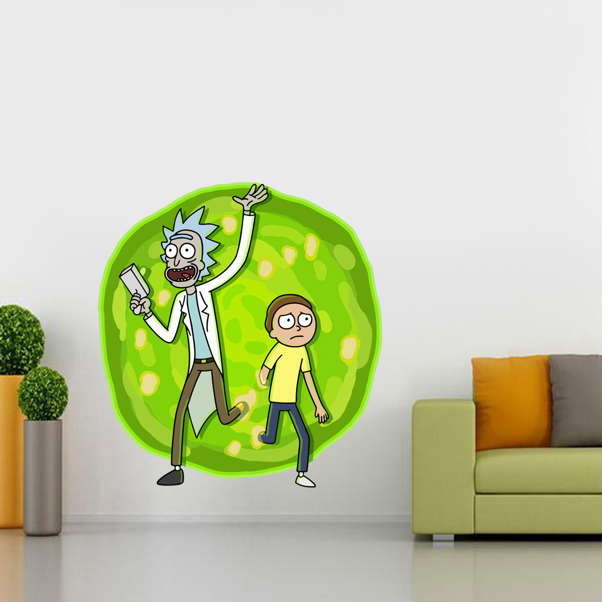Rick And Morty Wall Sticker Decal WC23