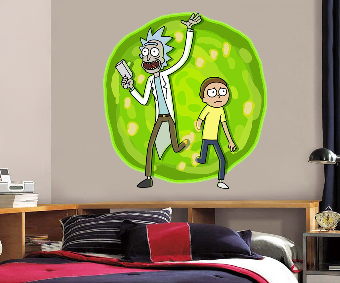 Rick And Morty Wall Sticker Decal WC23