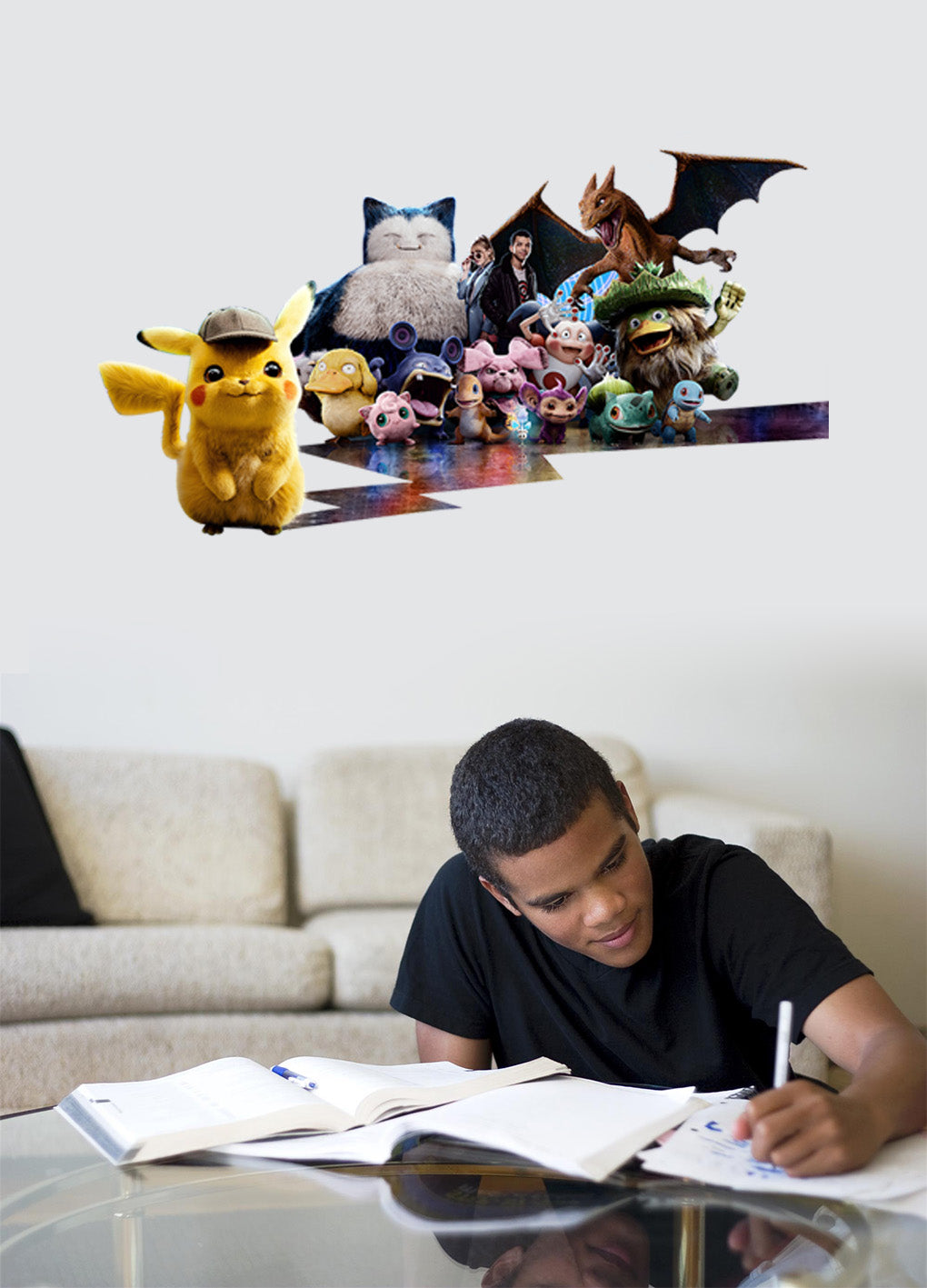 Pokemon Detective - Wall Sticker Decal WC269