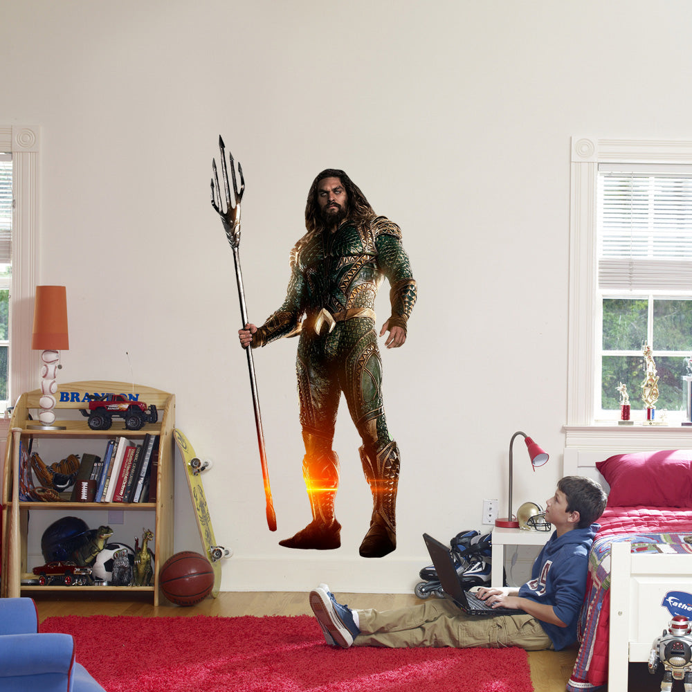 AQUAMAN Superhero Wall Sticker Decal WC26