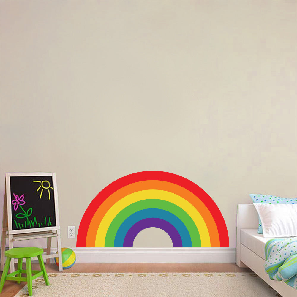 Rainbow Deep Colors Wall Sticker Decal WC277