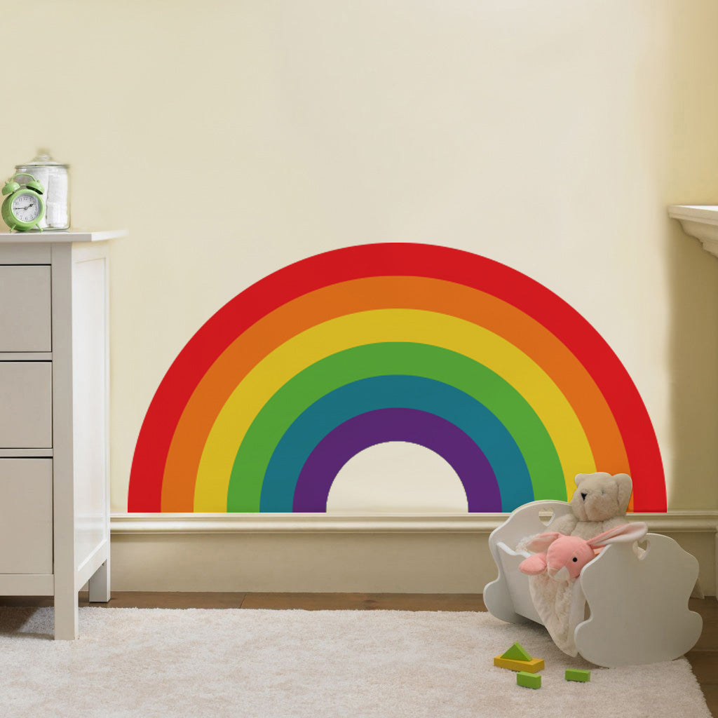 Rainbow Deep Colors Wall Sticker Decal WC277