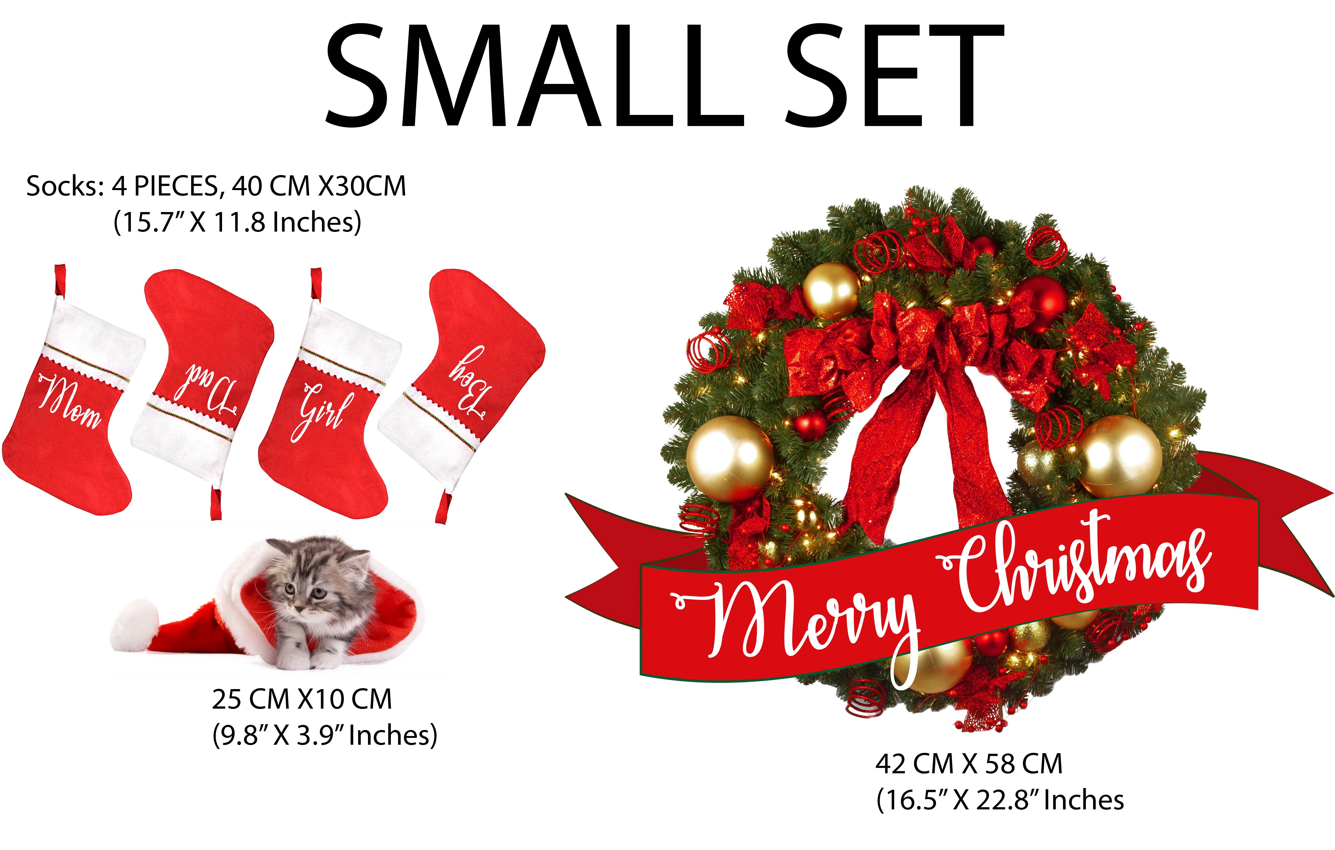 Christmas Personalized Custom Name Wall Sticker Decal WC302