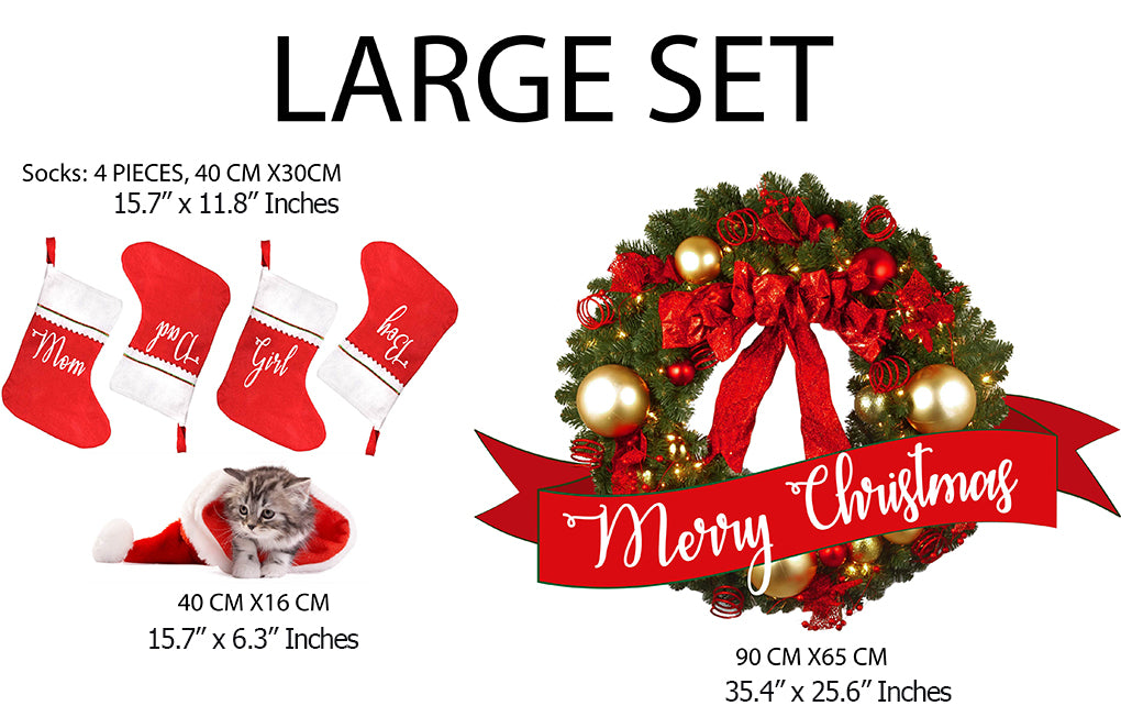 Christmas Personalized Custom Name Wall Sticker Decal WC302