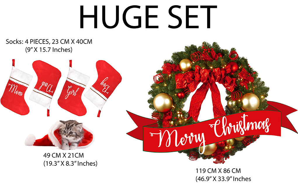 Christmas Personalized Custom Name Wall Sticker Decal WC302