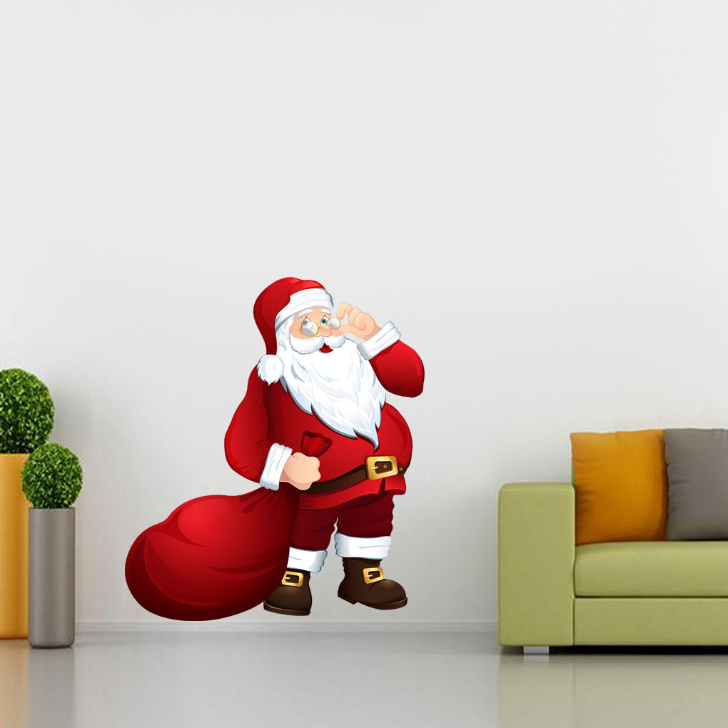 SANTA CLAUS Christmas Wall Sticker Decal WC303
