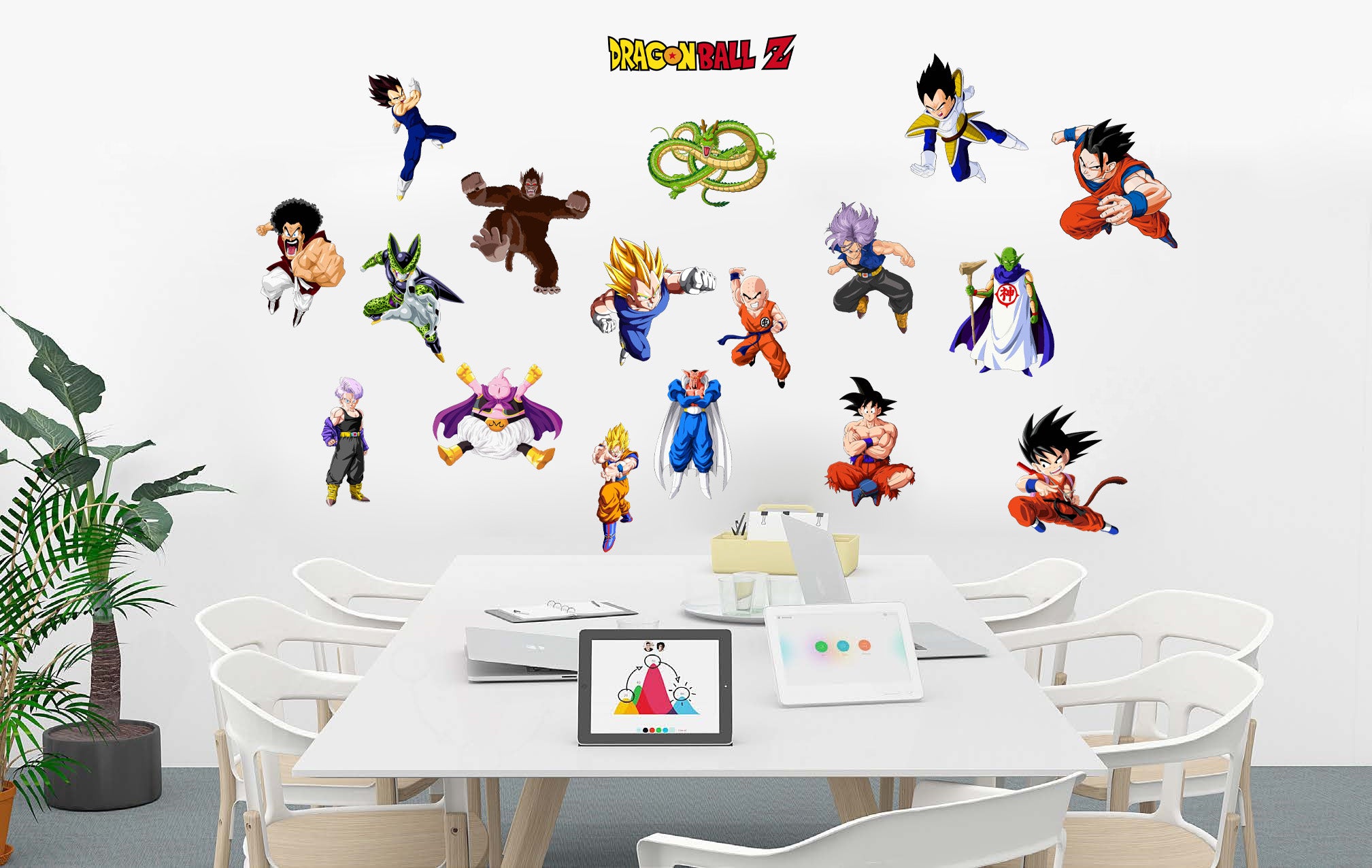 Dragon Ball Z Characters Set Wall Sticker Decal Home Decor Art WC329