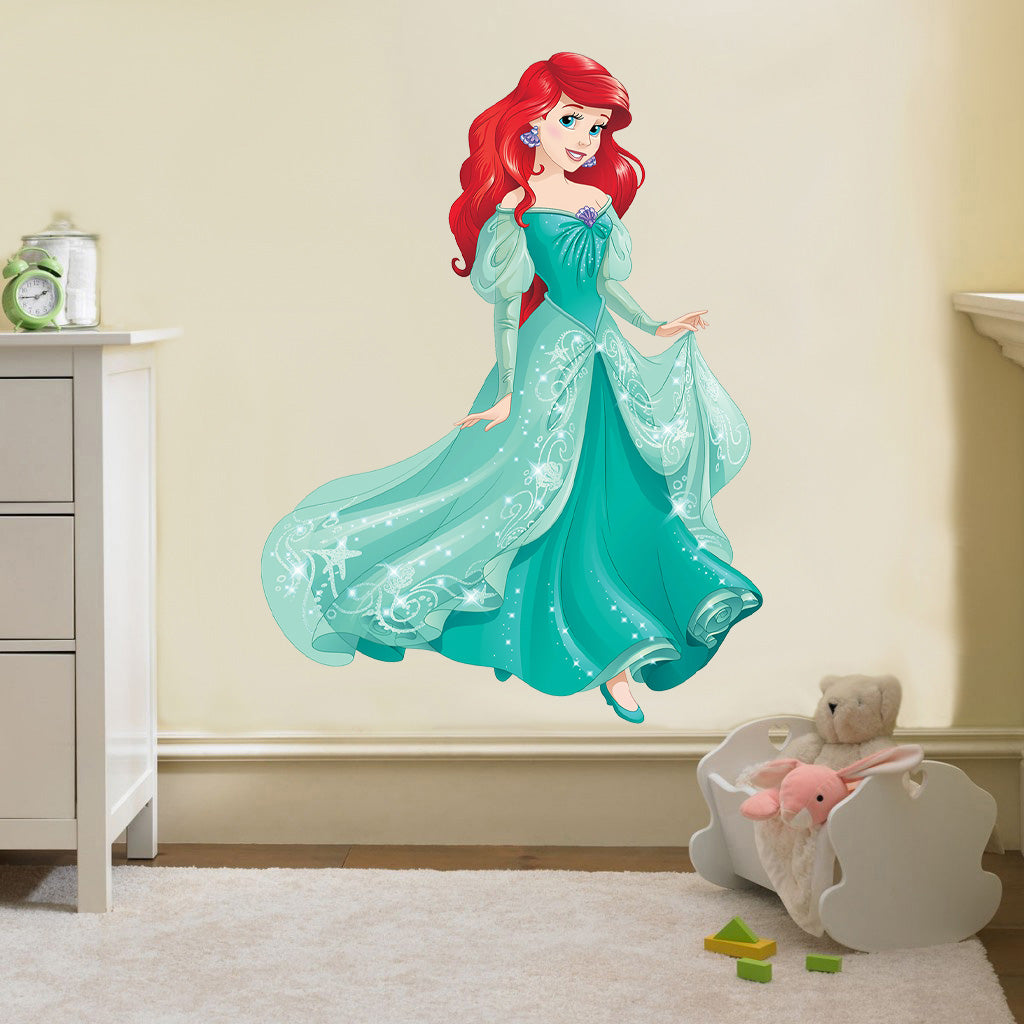 Ariel The Little Mermaid Princess 3D Wall Sticker Decal WC336