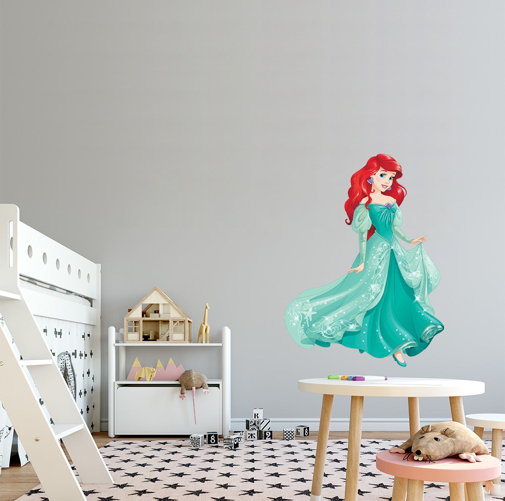 Ariel The Little Mermaid Princess 3D Wall Sticker Decal WC336