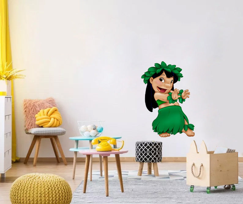 Lilo & Stitch Disney Princess 3D Sticker mural autocollant WC342