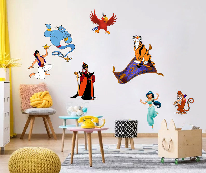 Aladdin Set Disney Wall Sticker Autocollant WC343