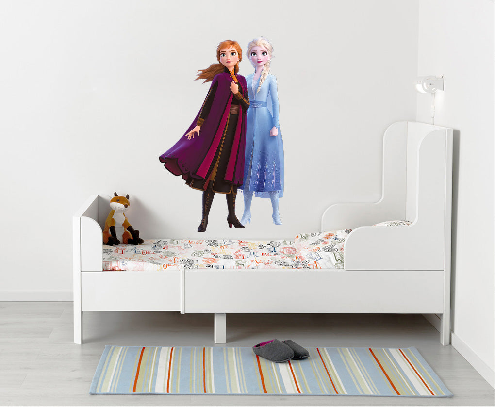 Anna & Elsa Frozen 2 Disney Princess 3D Wall Sticker Decal WC346