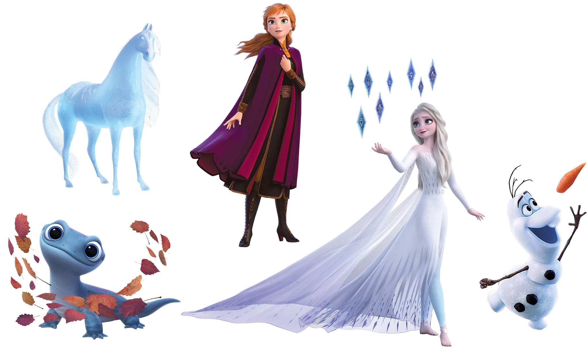 Frozen II Set Disney Wall Sticker Décalque WC347