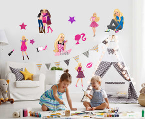 Barbie Super-Set Wall Sticker Decal WC349