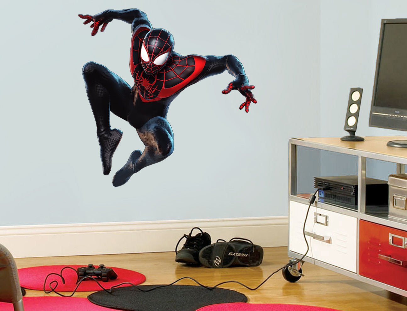 Spider-Man Miles Morales Super Hero Sticker mural autocollant WC351