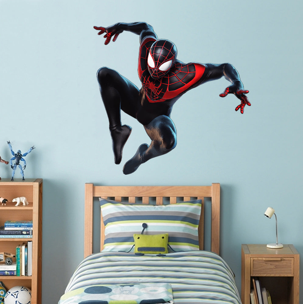 Spider-Man Miles Morales Super Hero Sticker mural autocollant WC351