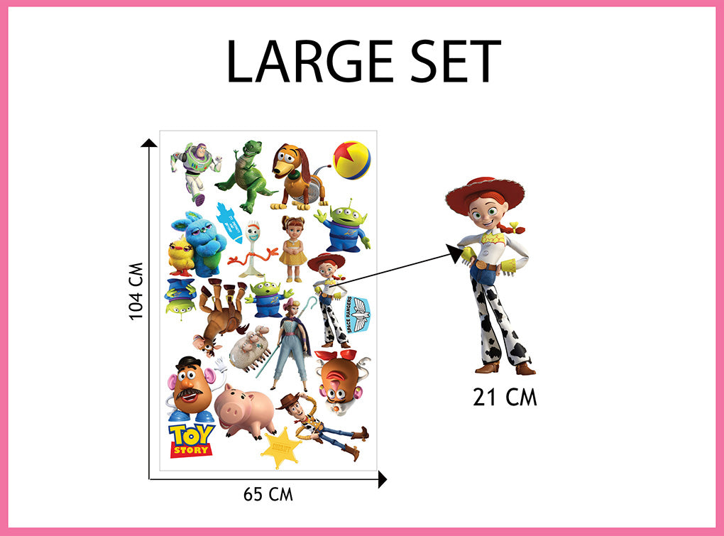 Personnages Toy Story Set Wall Sticker Decal WC356