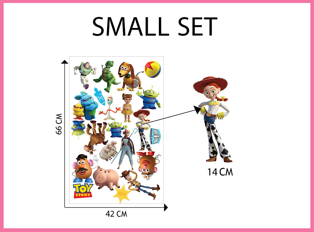 Personnages Toy Story Set Wall Sticker Decal WC356