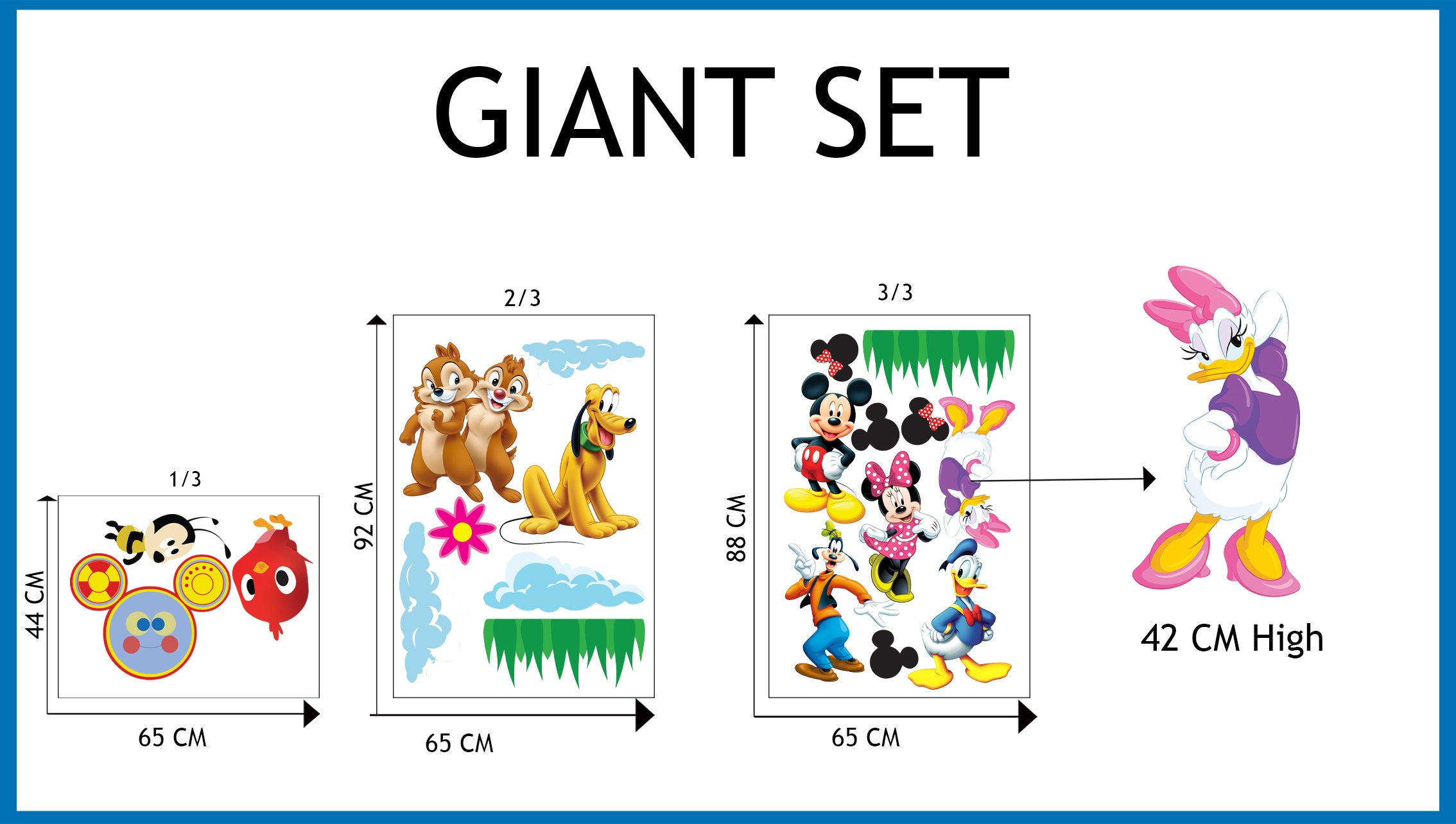 Stickers muraux Mickey Mouse & Friends Stickers WC364