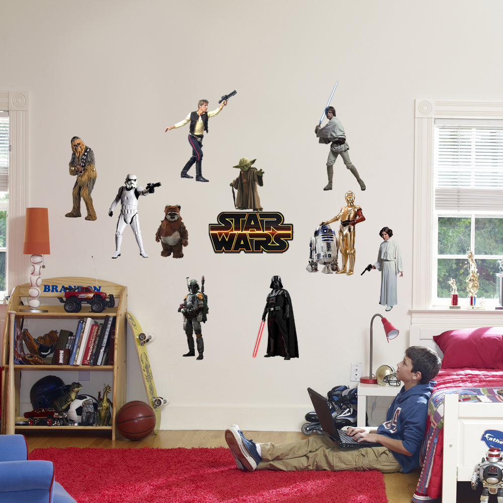 Star Wars Personnages Set Stickers Muraux Stickers WC369