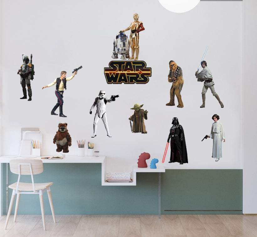 Star Wars Personnages Set Stickers Muraux Stickers WC369