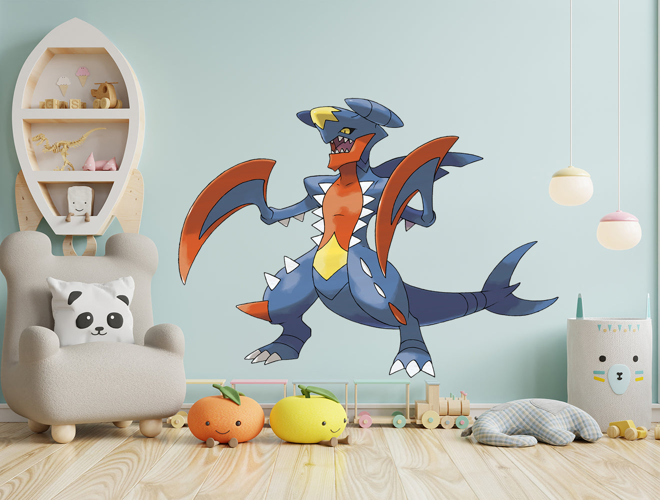 Garchomp Pokemon Mur Sticker Décalque WC380
