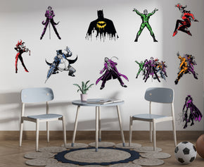 Batman Set Wall Sticker Decal WC387