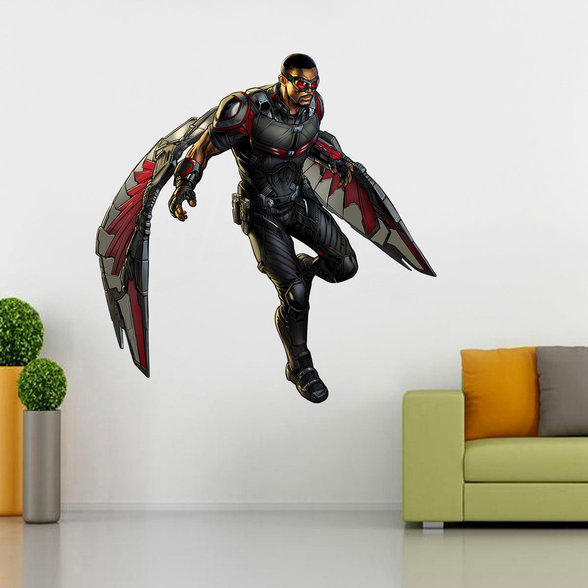 Falcon Sam Wilson Comics Superhero Wall Sticker Decal WC38