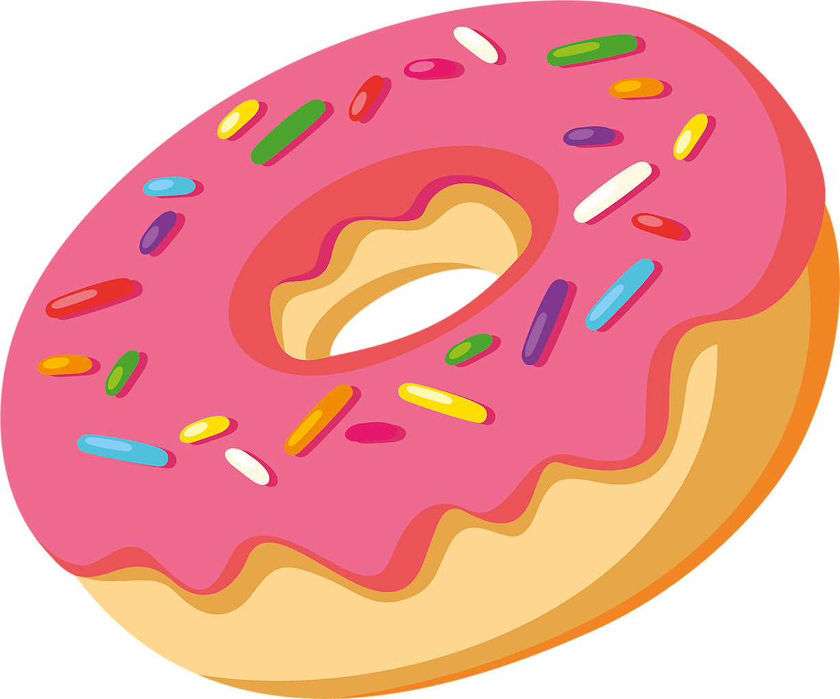 Donut Dessert Kitchen Wall Sticker Decal WC44