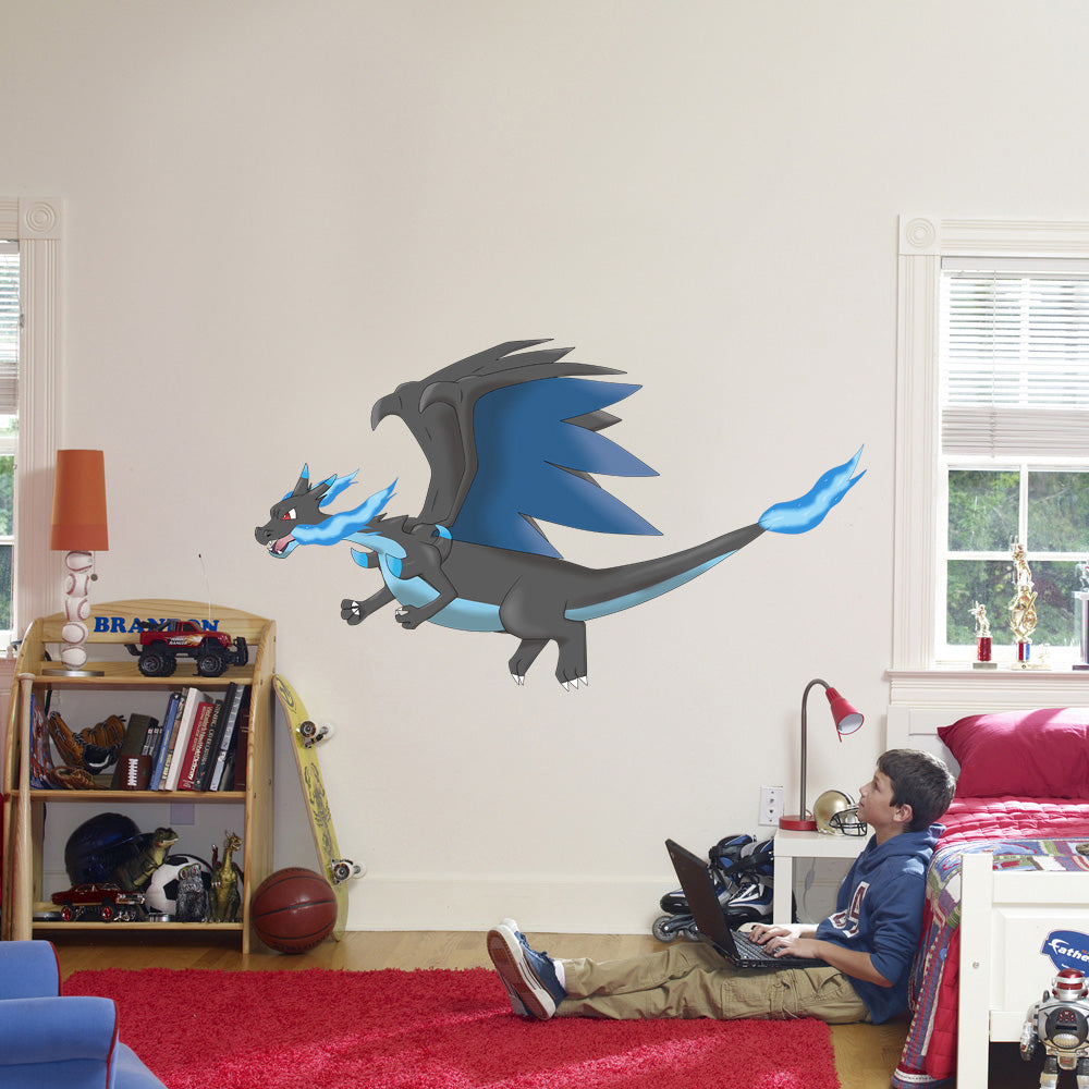 MEGA CHARIZARD Pokemon Wall Sticker Removable Decal Home Decor Art WC46