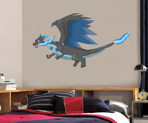 MEGA CHARIZARD Pokemon Wall Sticker Removable Decal Home Decor Art WC46