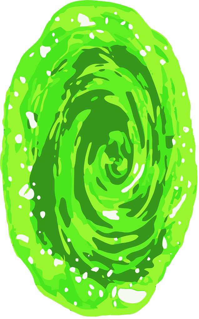 Rick And Morty Portal Wall Sticker Decal WC49