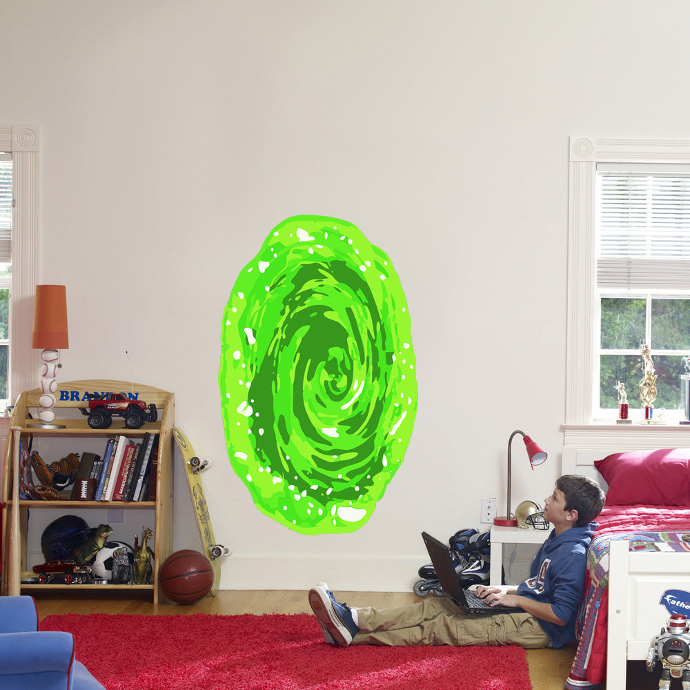 Rick And Morty Portal Wall Sticker Decal WC49