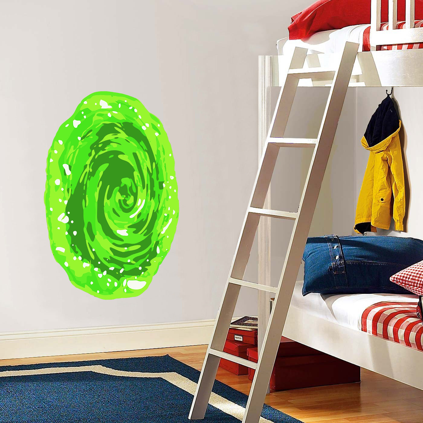 Rick And Morty Portal Wall Sticker Decal WC49