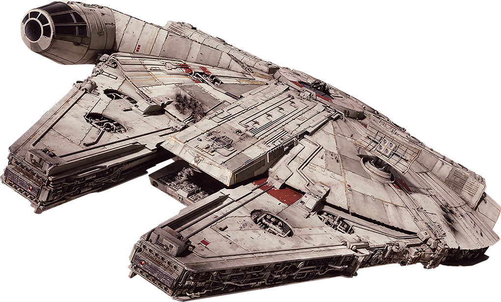 Millennium Falcon Ship Star Wars Wall Sticker Decal WC50