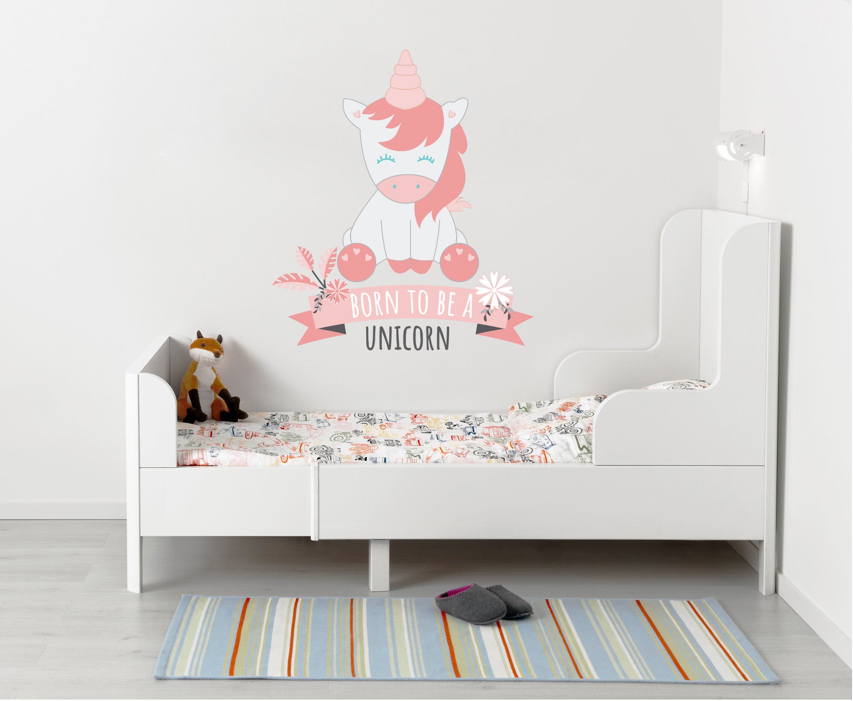 Born To Be A Unicorn Wall Sticker Decal WC69