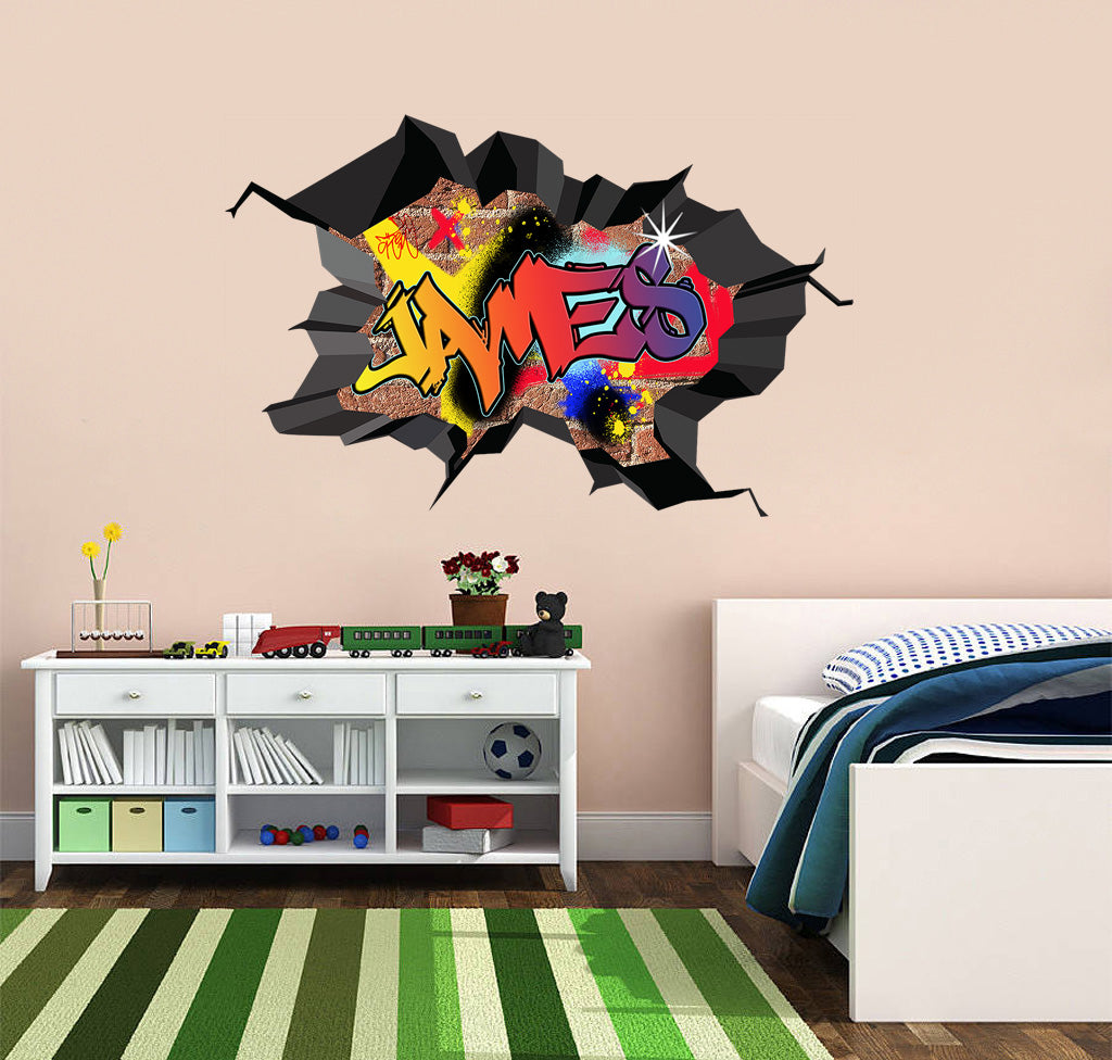 Graffiti Personalized Custom Name Wall Sticker Decal WC76