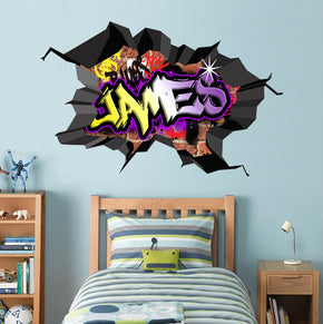 Graffiti Personnalisé Custom Name Wall Sticker Décalque WC77