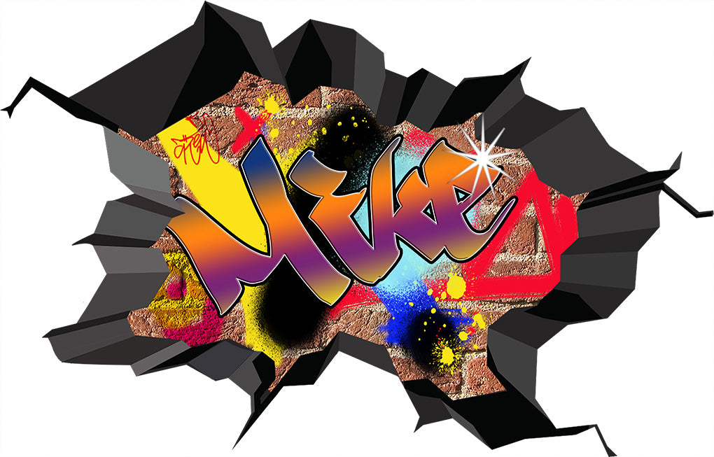 Graffiti Personalized Custom Name Wall Sticker Decal WC78